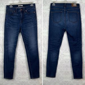 Madewell 9” high rise highwaist minimal skinny jeans size 27